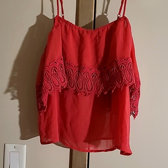 AMERICAN RAG Off The Shoulder Cami Blouse - Picture 1 of 3